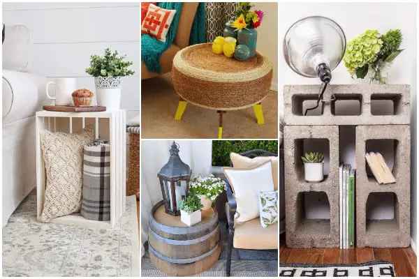 20 Awesome DIY Side Table Ideas