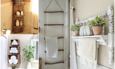 20 Clever DIY Towel Storage Ideas