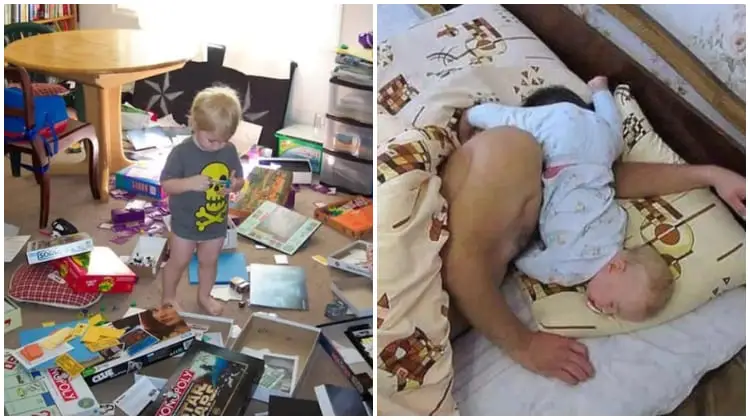 20+ Powerful Photos That Prove Unconditional Parenting Is No Easy Task