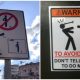 20 Warning Signs That Are Not Only Clear but also Hilarious