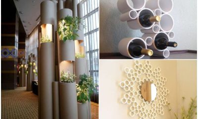 21 Easy DIY PVC Pipe Home Decor Ideas