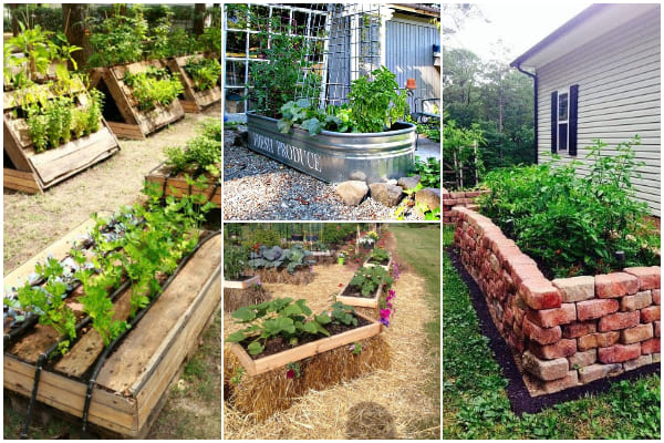 21 Easy DIY Raised Garden Bed Projects from Inexpensive Materials
