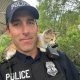 Police Officer Rescues Kitten Tossed from Car