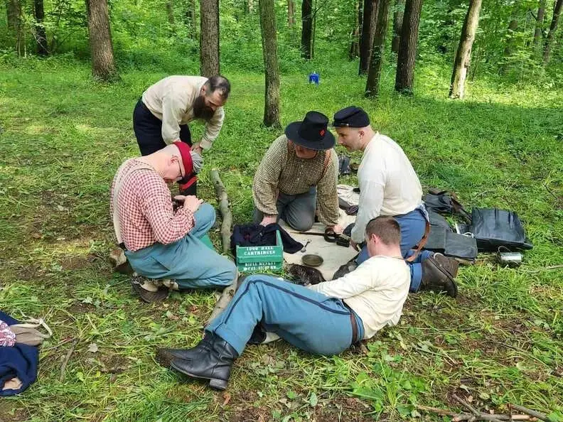 Stray Kittens Found In the Woods By Historical Reenactors