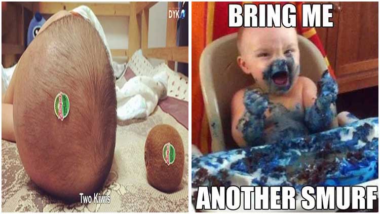 10 Funny Pics of Your "Little Wiggle Worm" During a Photoshoot