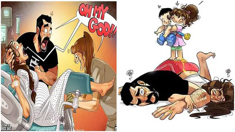 15 Hilarious Comics Depicting the Realities of Parenthood by the Devir Family