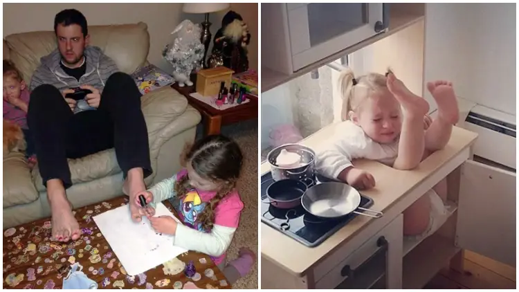 18 Side-Splitting Snaps that Expose the True Chaos of Parenting