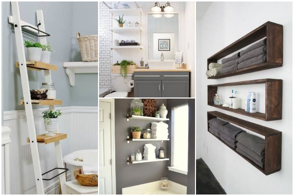 20 Smart Bathroom Shelf Ideas