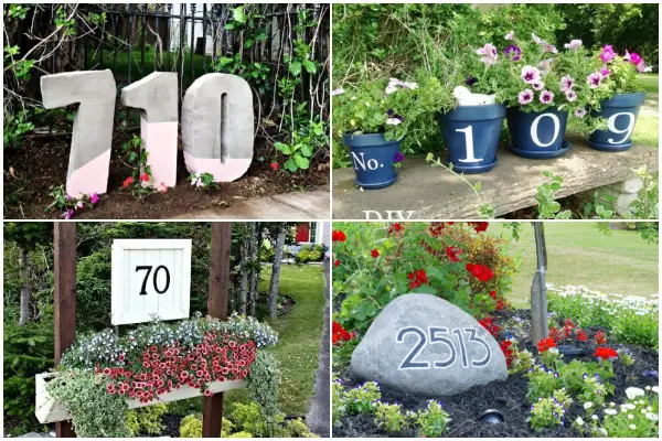 23 Creative DIY House Number Sign Ideas