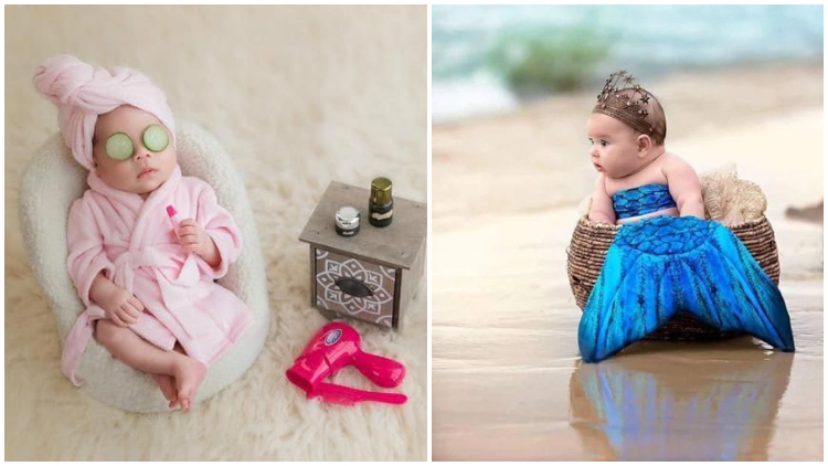 25 Cutest and Funniest Baby Photoshoot Ideas On Pinterest