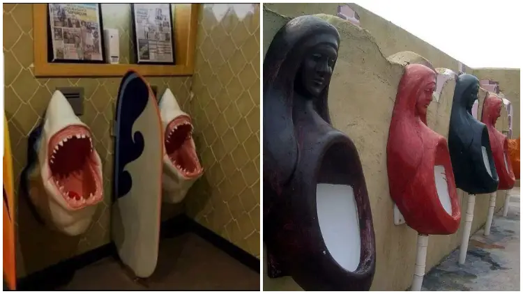 26 Outrageously Unique Urinals That Will Make You Cringe and Chuckle