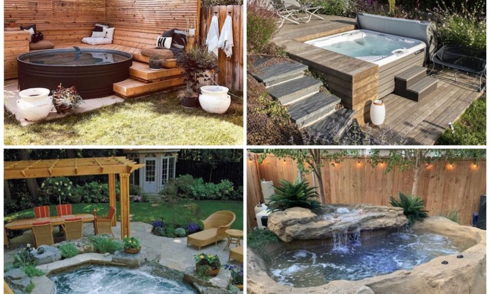 27 Mind-blowing Hot Tub Ideas for Outdoor Relaxing Moments