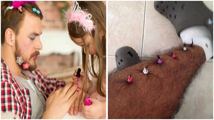 29 Hilarious Dads Who Get Made Pretty by Their Daughters