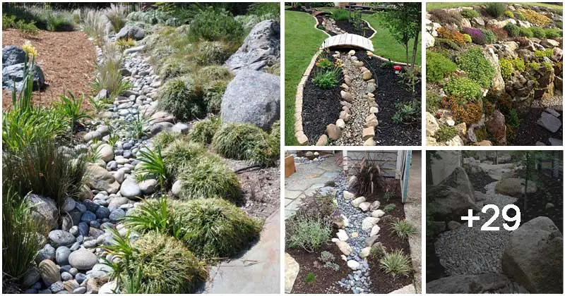 30+ Fantastic Landscaping Ideas to help with Water Run-off