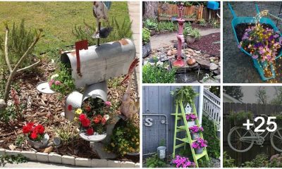 30 Fun DIY Recycled Garden Makeover Projects