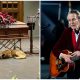 Heartwarming Moment Dog Curls Up Next To Gordon Lightfoot's Casket During Memorial Service