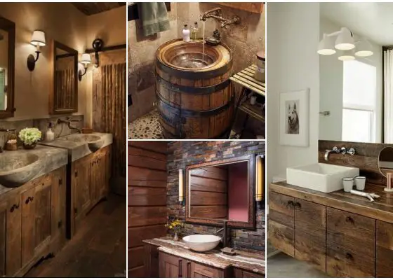 20 Beautiful Rustic Bathroom Ideas