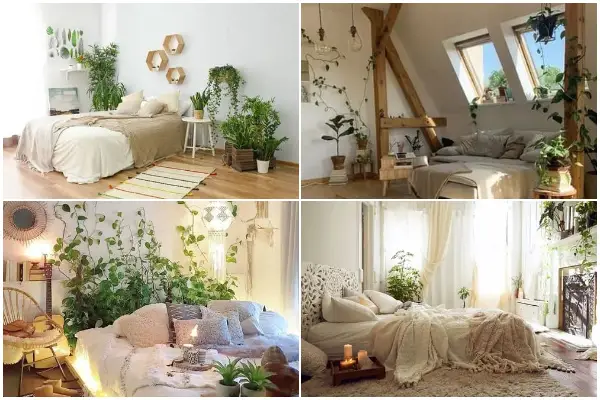 21 Gorgeous Bedroom Decorating Ideas with Plants