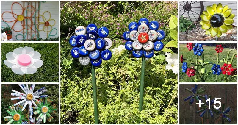 22 Recycled Flower Ideas to Bring Your Garden a Timeless Beauty