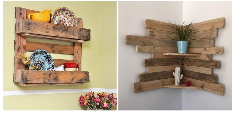 23 Brilliant DIY Pallet Shelf Projects to Decorate Your Home