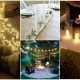 25 Beautiful and Easy Decor Ideas Using String Lights