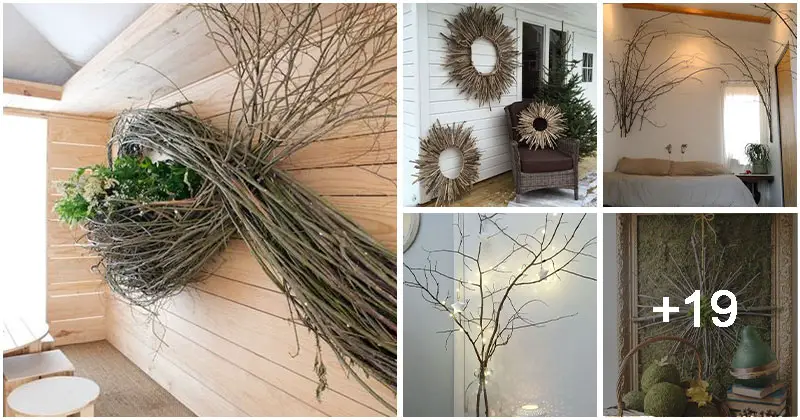 Dress Up Your Home with Easy Handmade 24 Stunning Twig Arts