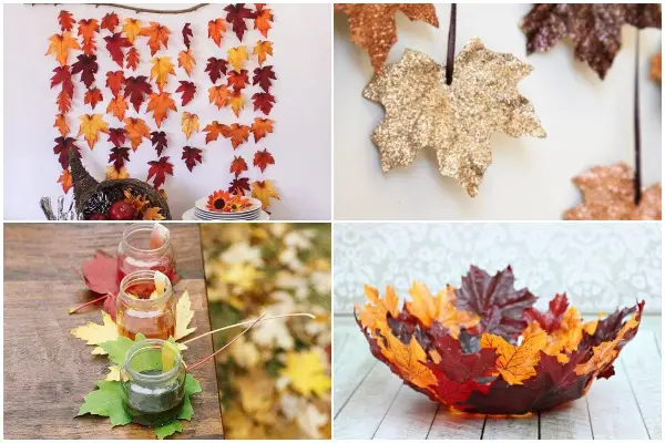 Easy-to-make Fall Leaf Craft Ideas