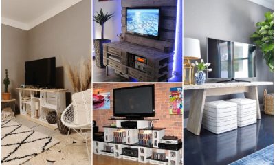 Recycled TV Stand Plans to Make This Weekend