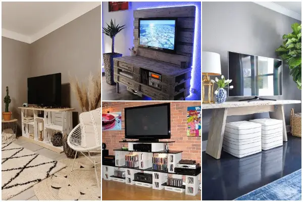 Recycled TV Stand Plans to Make This Weekend