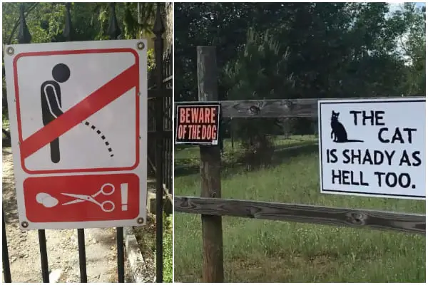 30 Hilarious Signs That Will Surprise People Walking By