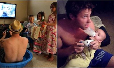 20+ Funny Photos Why Babies Should Not Be Left Alone With Their Dads