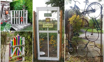 16 DIY Recycled Garden Gates from Unbelievable Items