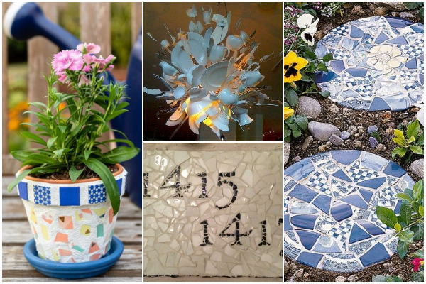 22 Clever Recycling Ideas That Bring Broken Plates to Treasure