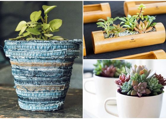 25 Cool DIY Plant Pot Ideas